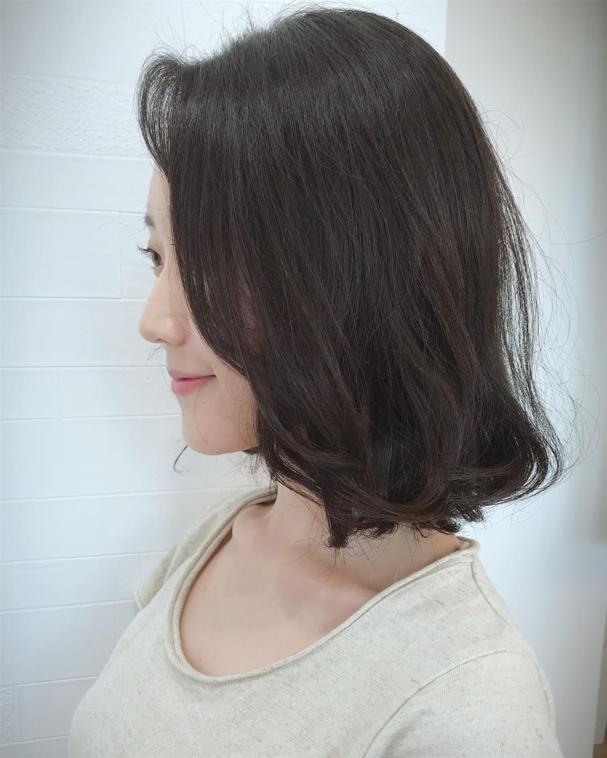 伸ばしかけ、ロブ 外はね